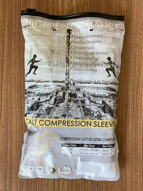 High Performance Calf Compression Sleeves Size L/XL